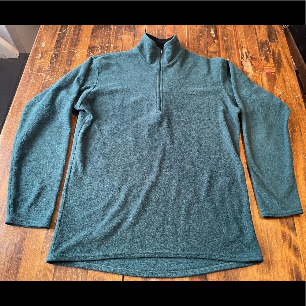 patagonia capilene fleece mens M green vintage